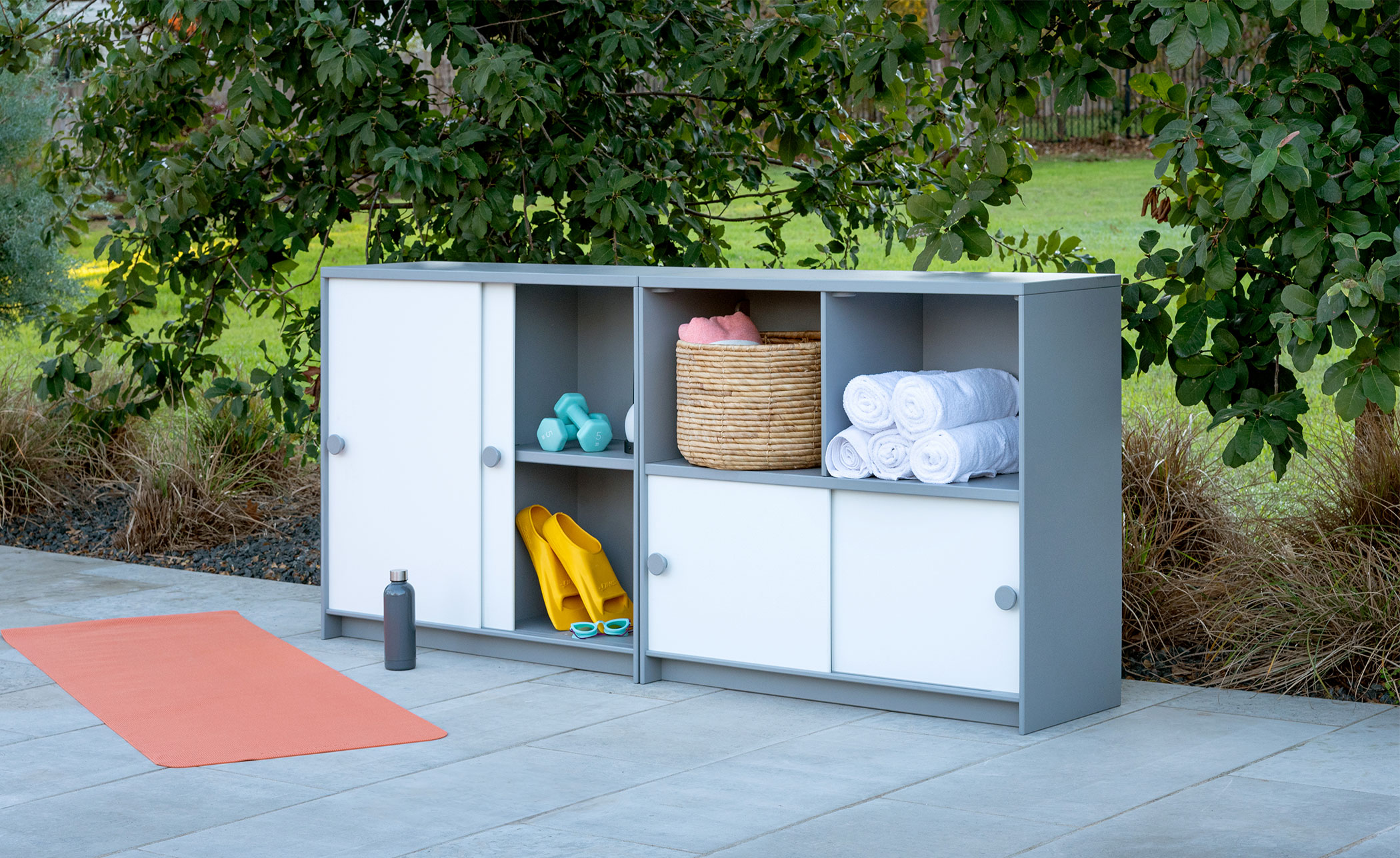 Slider Cubby Cabinet