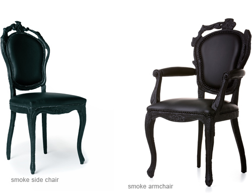 smoke dining armchair