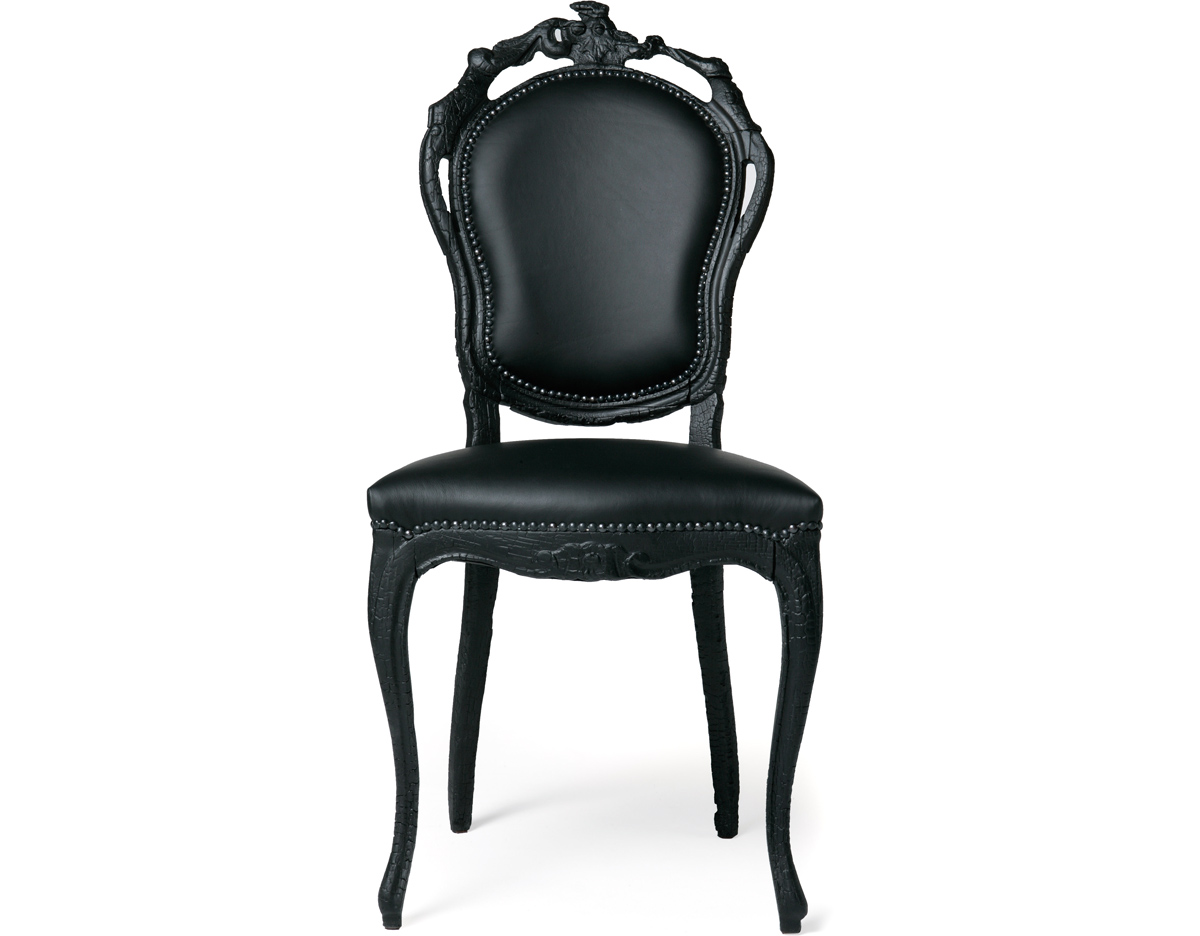 smoke dining chair