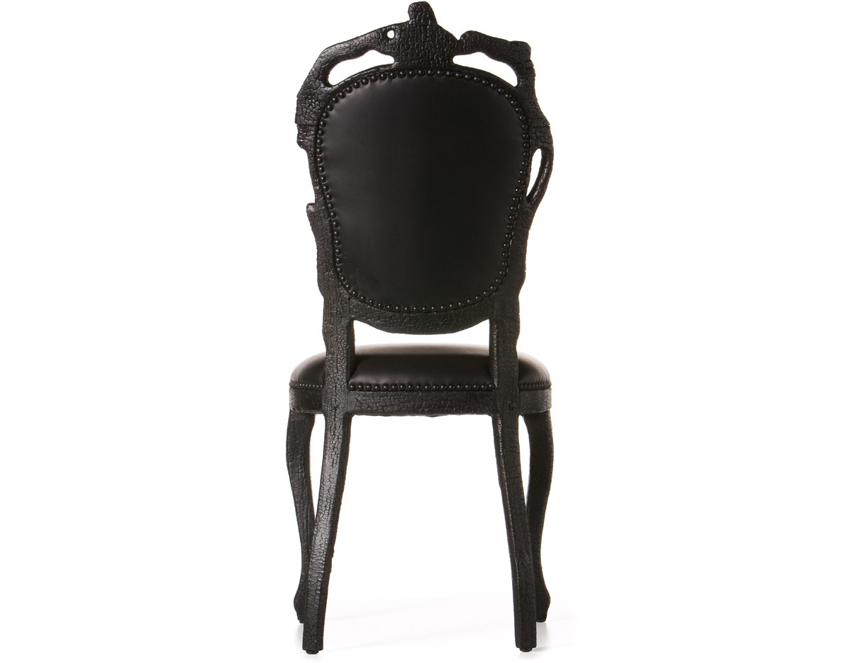 smoke dining chair
