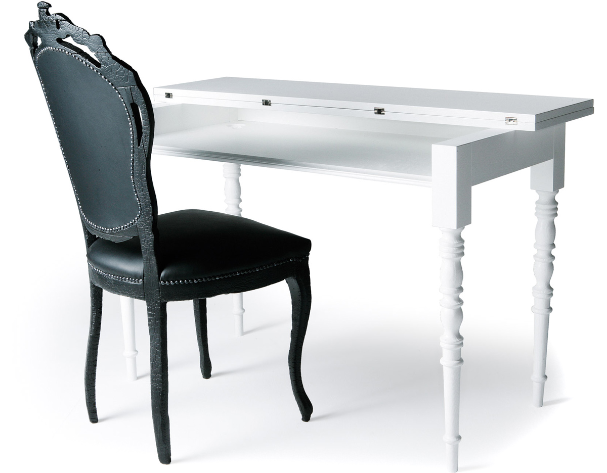 smoke dining chair