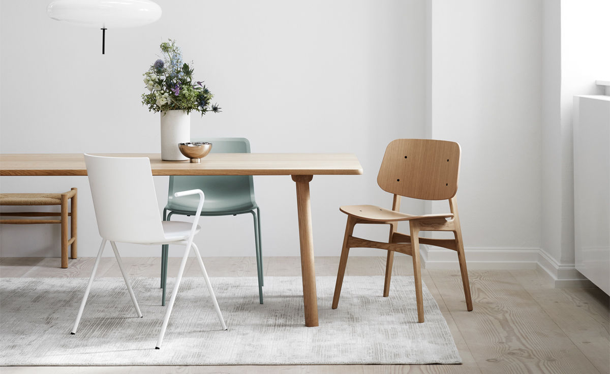 soborg wood base chair
