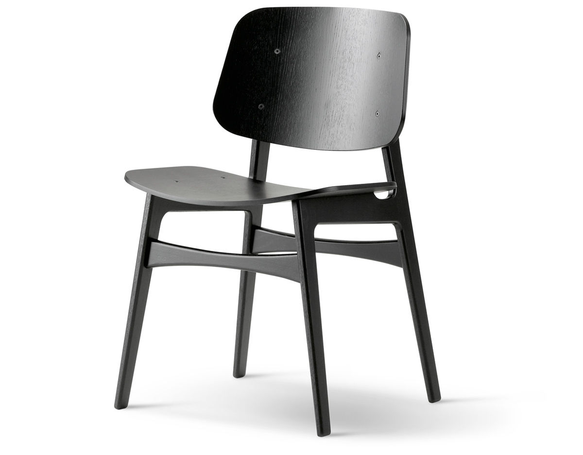 soborg wood base chair