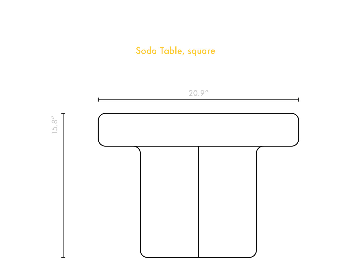 Soda Table Square