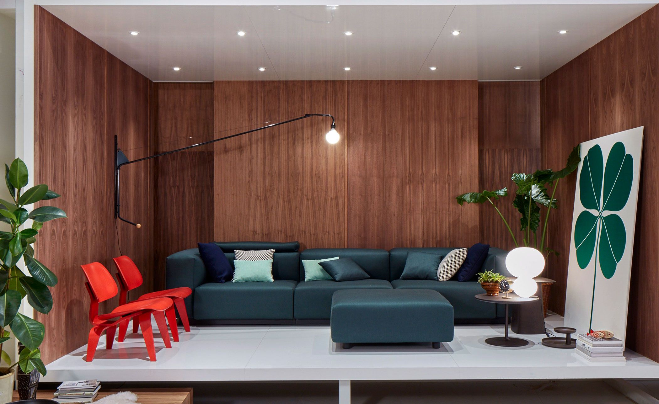 Soft Modular Three Seater Sofa with Chaise