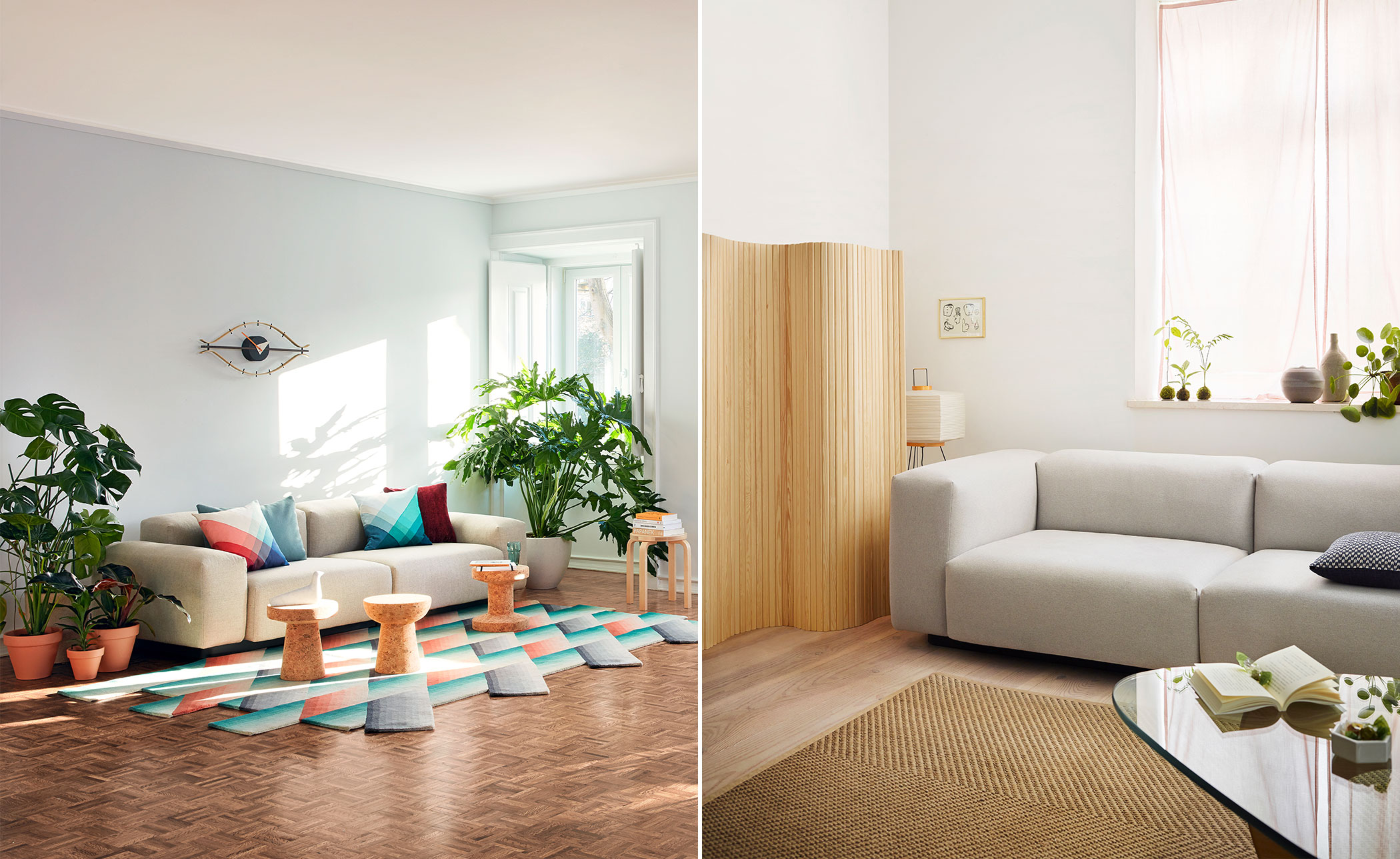 Soft Modular Three Seater Sofa with Chaise