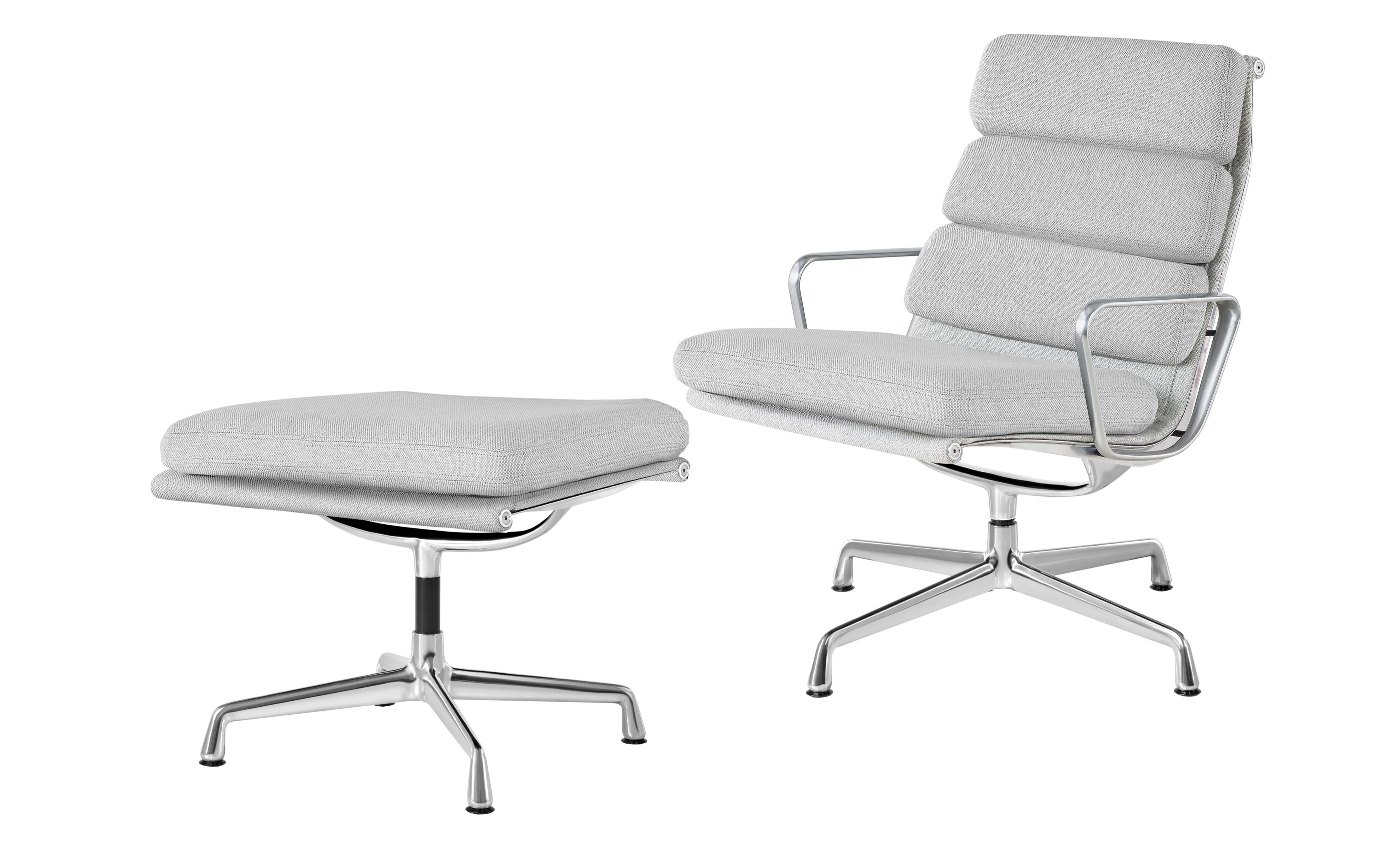 eames soft pad group lounge chair & ottoman