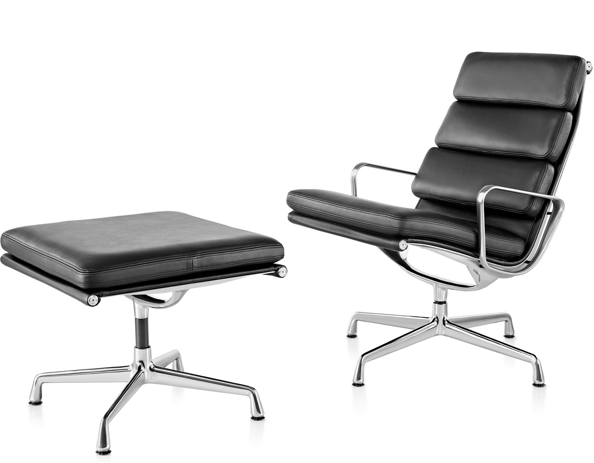 eames® soft pad group lounge chair & ottoman