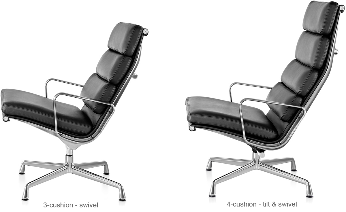 eames® soft pad group lounge chair & ottoman