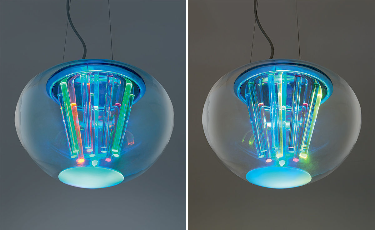 spectral suspension lamp