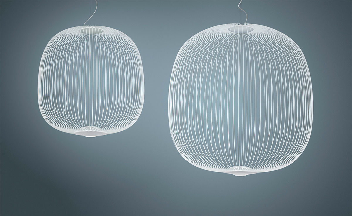 spokes led suspension lamp