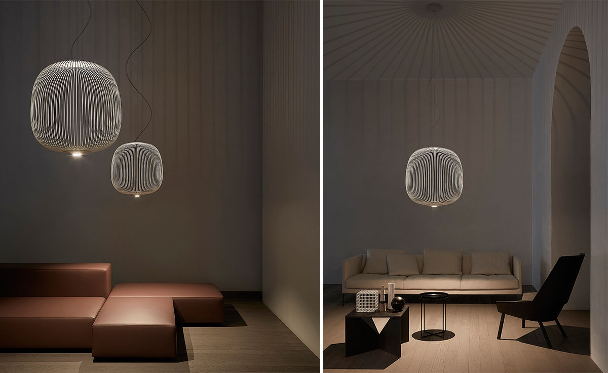 spokes led suspension lamp
