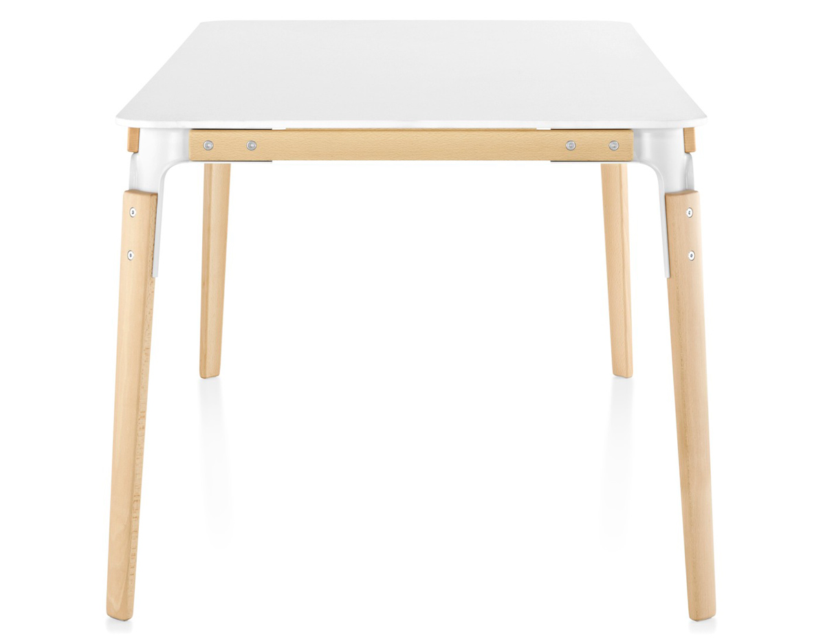 magis steelwood rectangular table