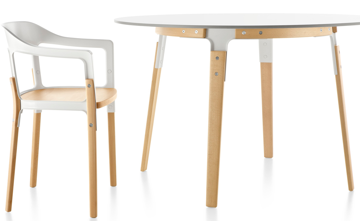 magis steelwood round table