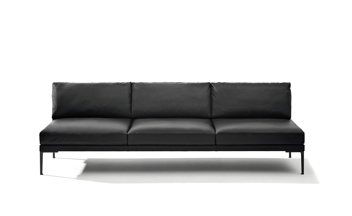 steeve three seat sofa without arms
