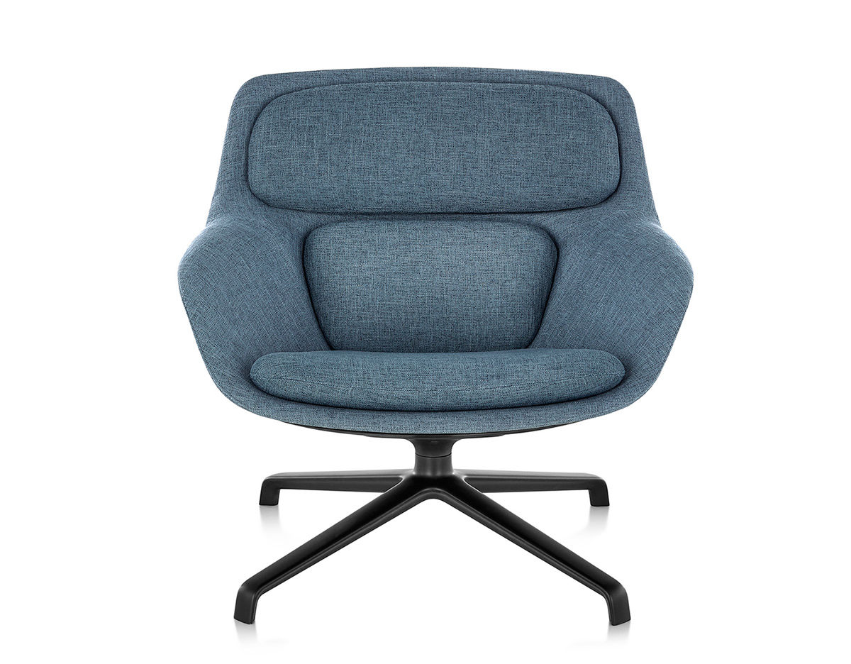 striad™ low back lounge chair with 4 star base