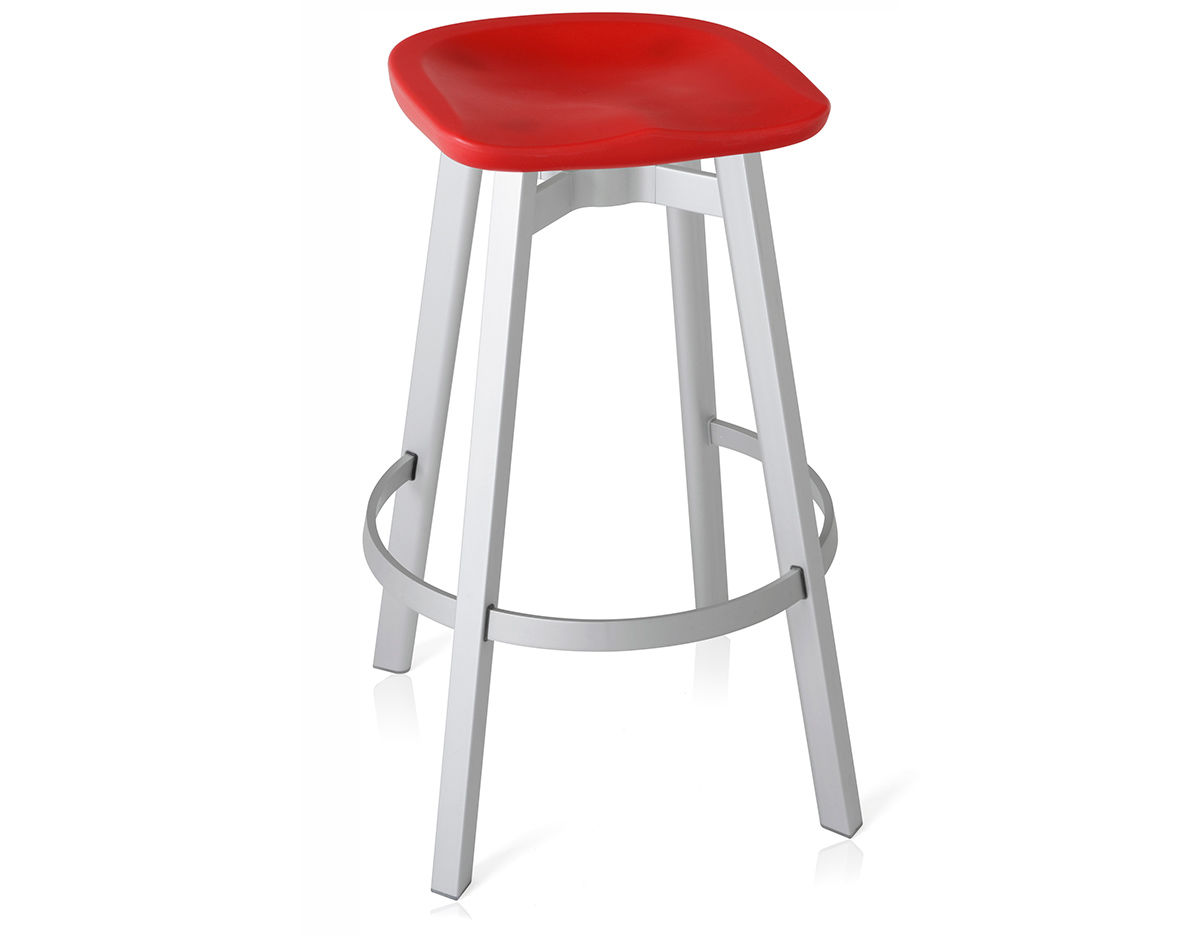 su stool with plastic seat