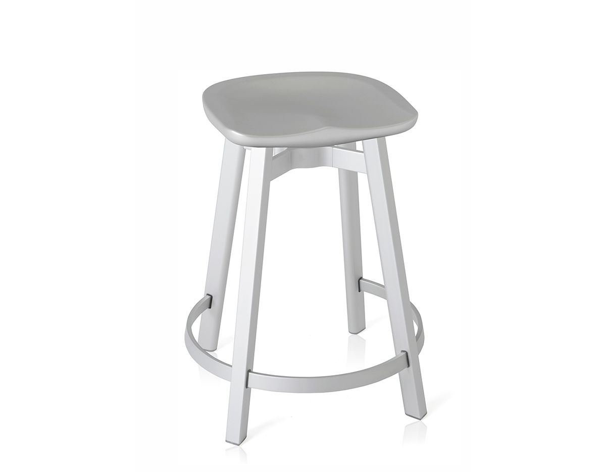su stool with plastic seat