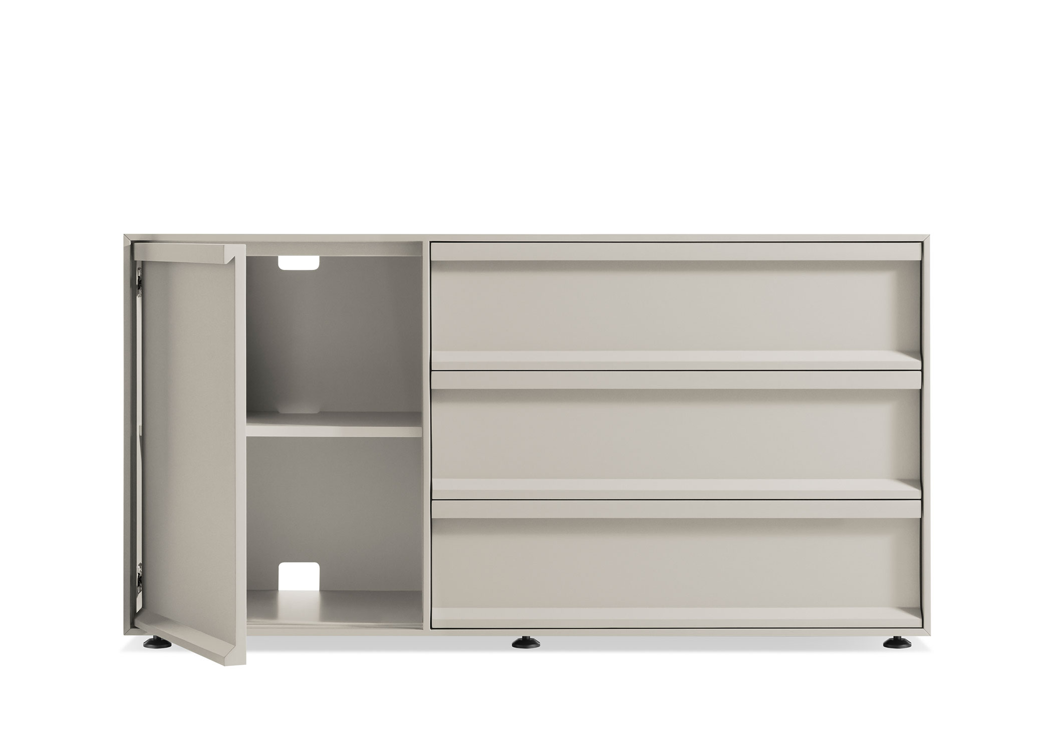 superchoice 1 door / 3 drawer credenza