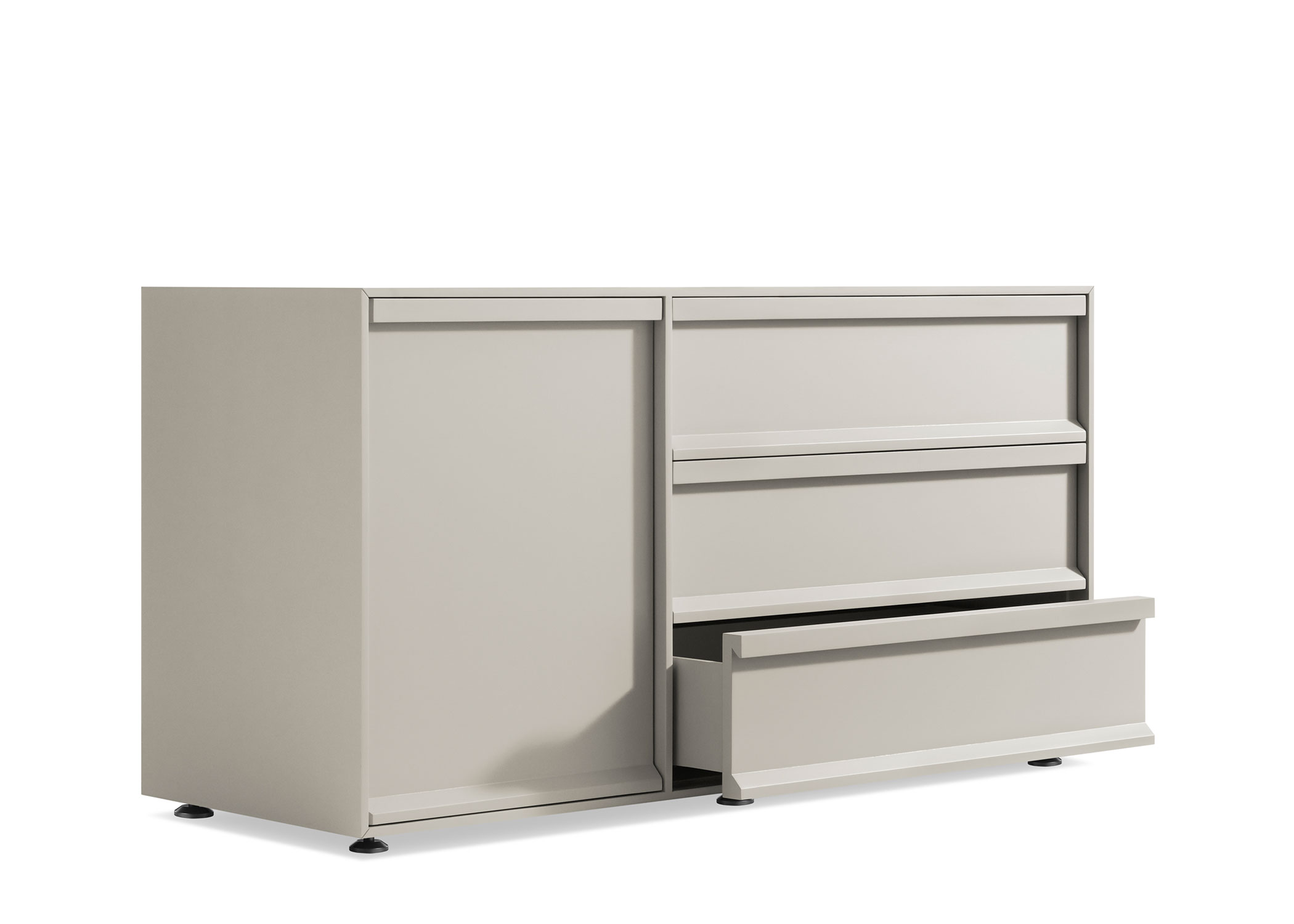 superchoice 1 door / 3 drawer credenza