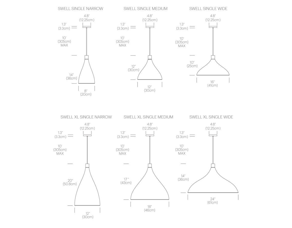 swell single pendant lamp