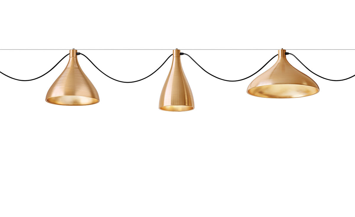 swell single string pendant lamp