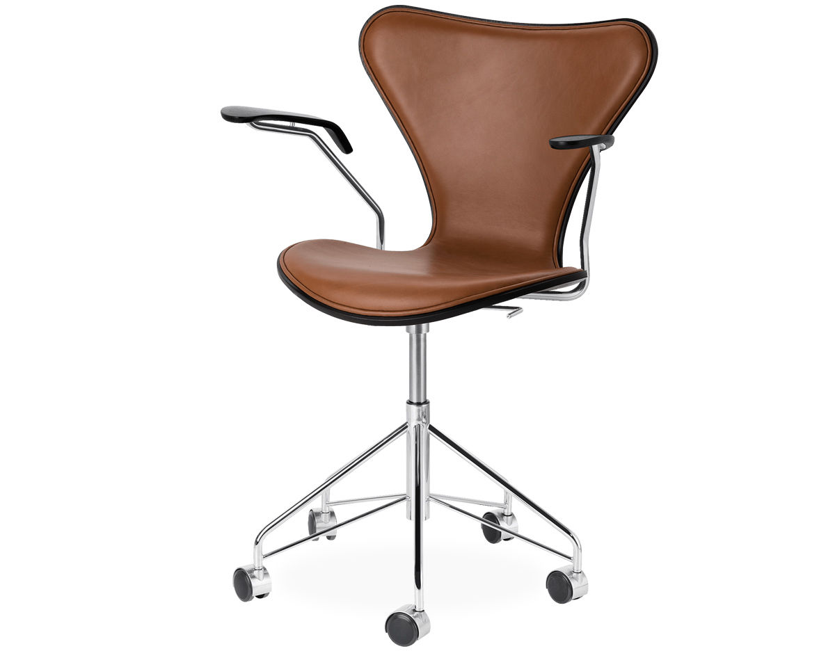 swivel arm chair front upholstered