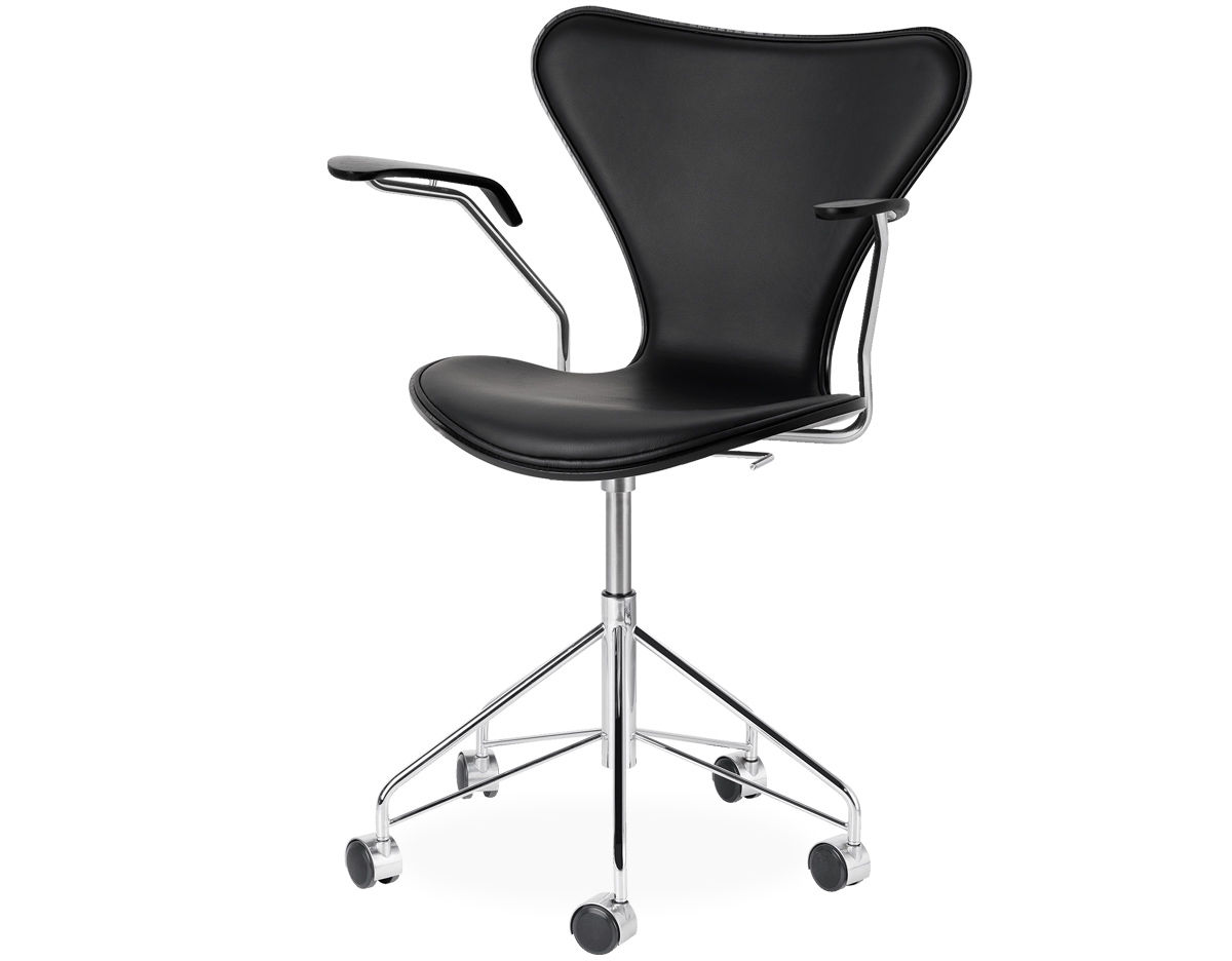 swivel arm chair front upholstered