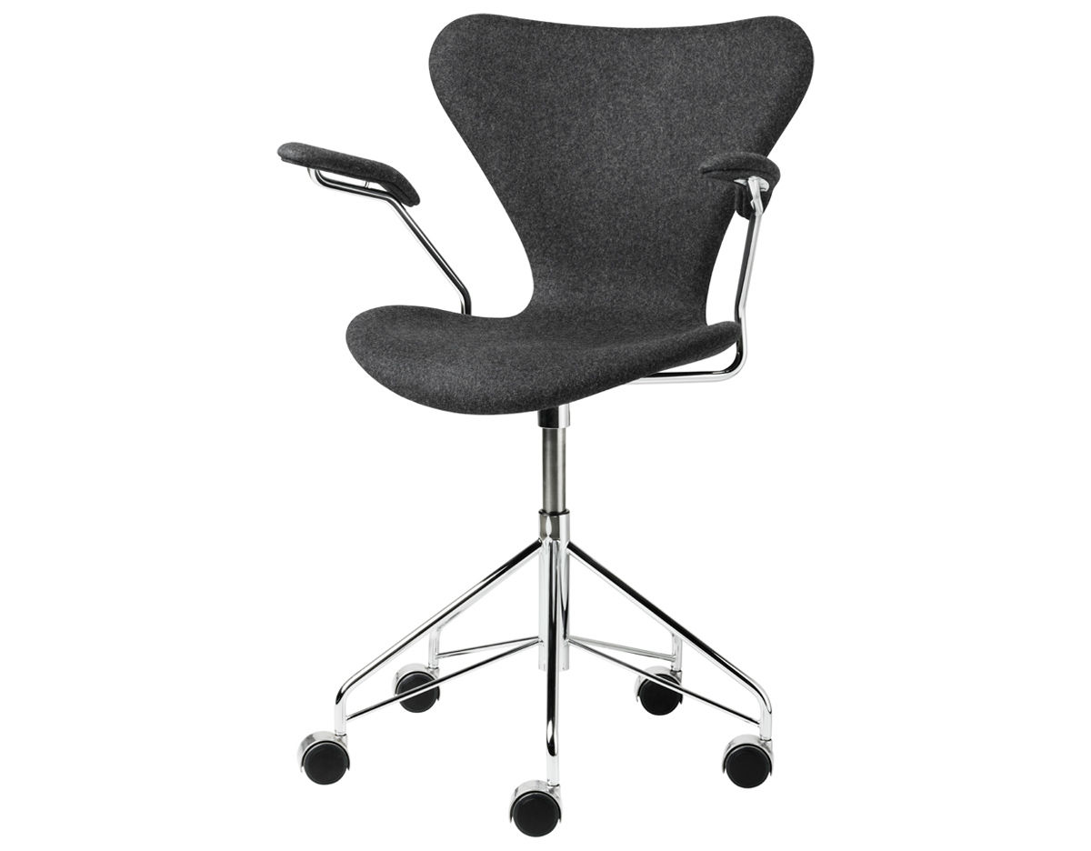 swivel arm chair full upholstered