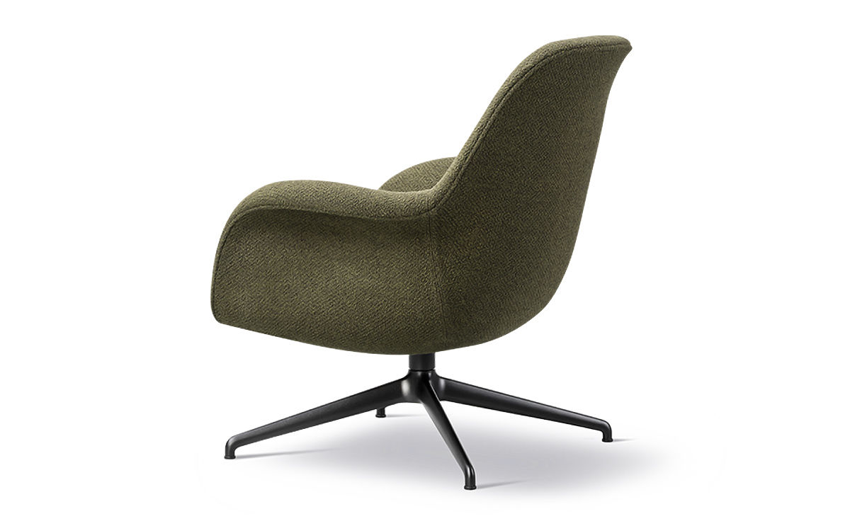 swoon petit lounge with swivel base