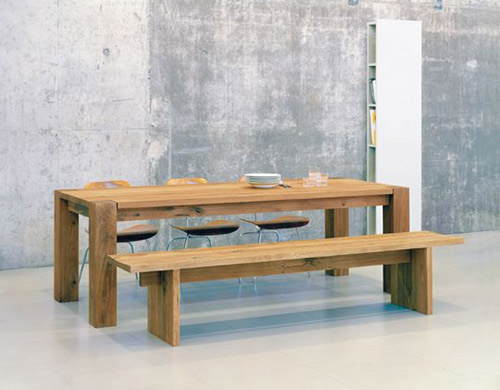 ta04 bigfoot table - 36" oak