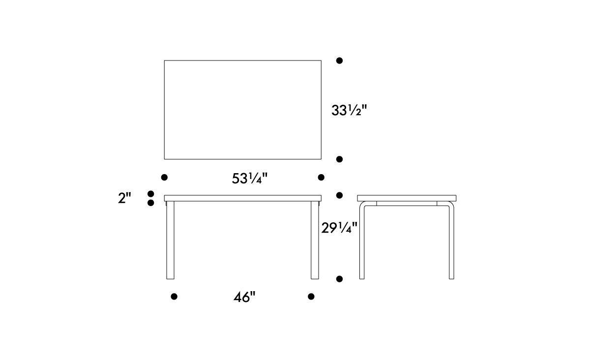 alvar aalto table 82b