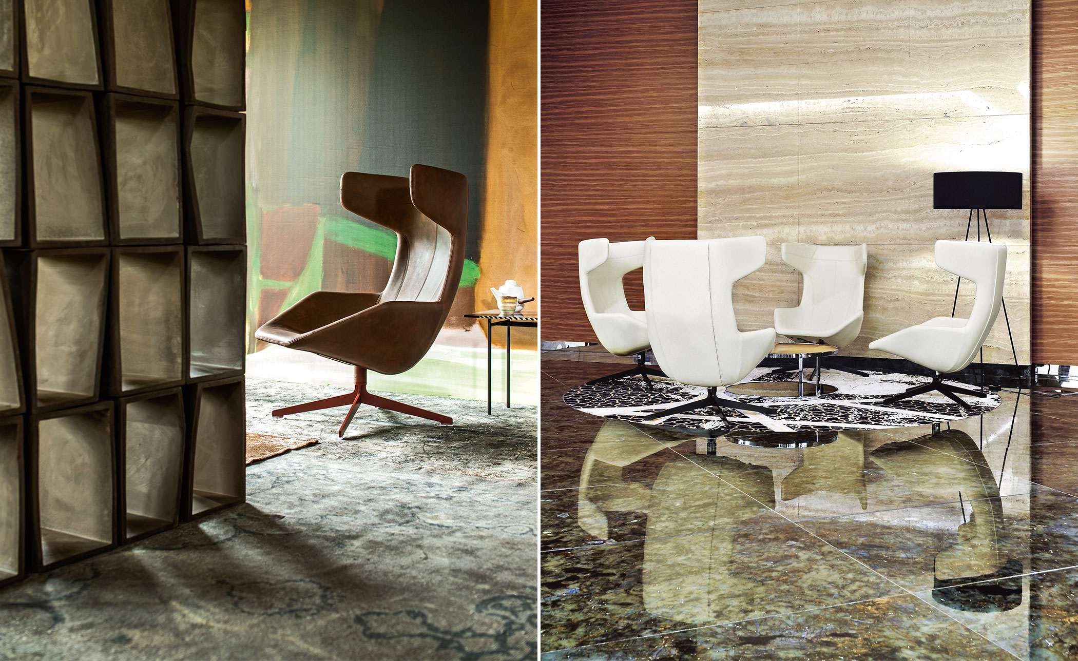 take a line for a walk swivel armchair with foot stool