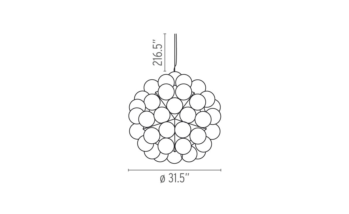 taraxacum 88 suspension lamp