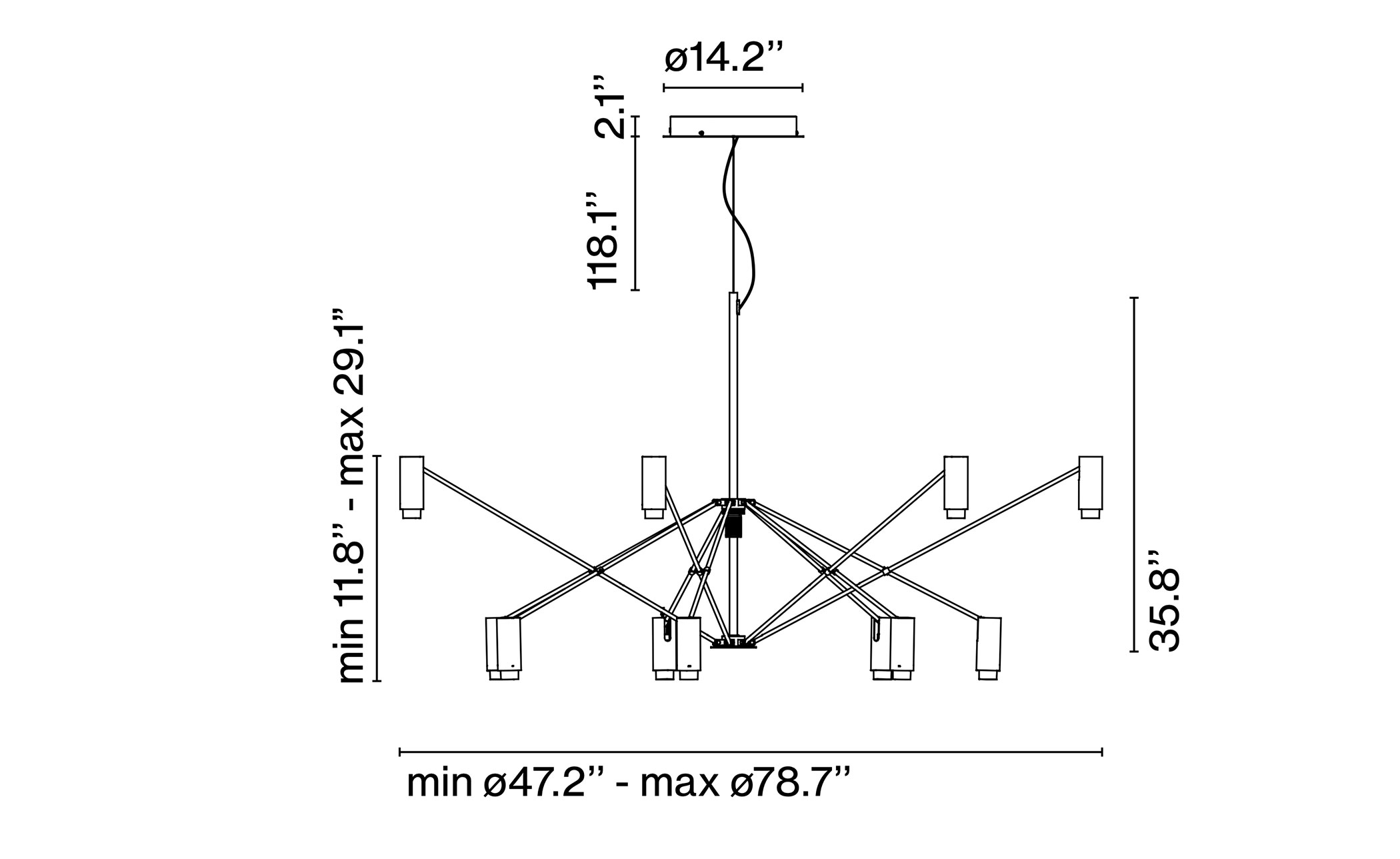 The W Suspension Lamp