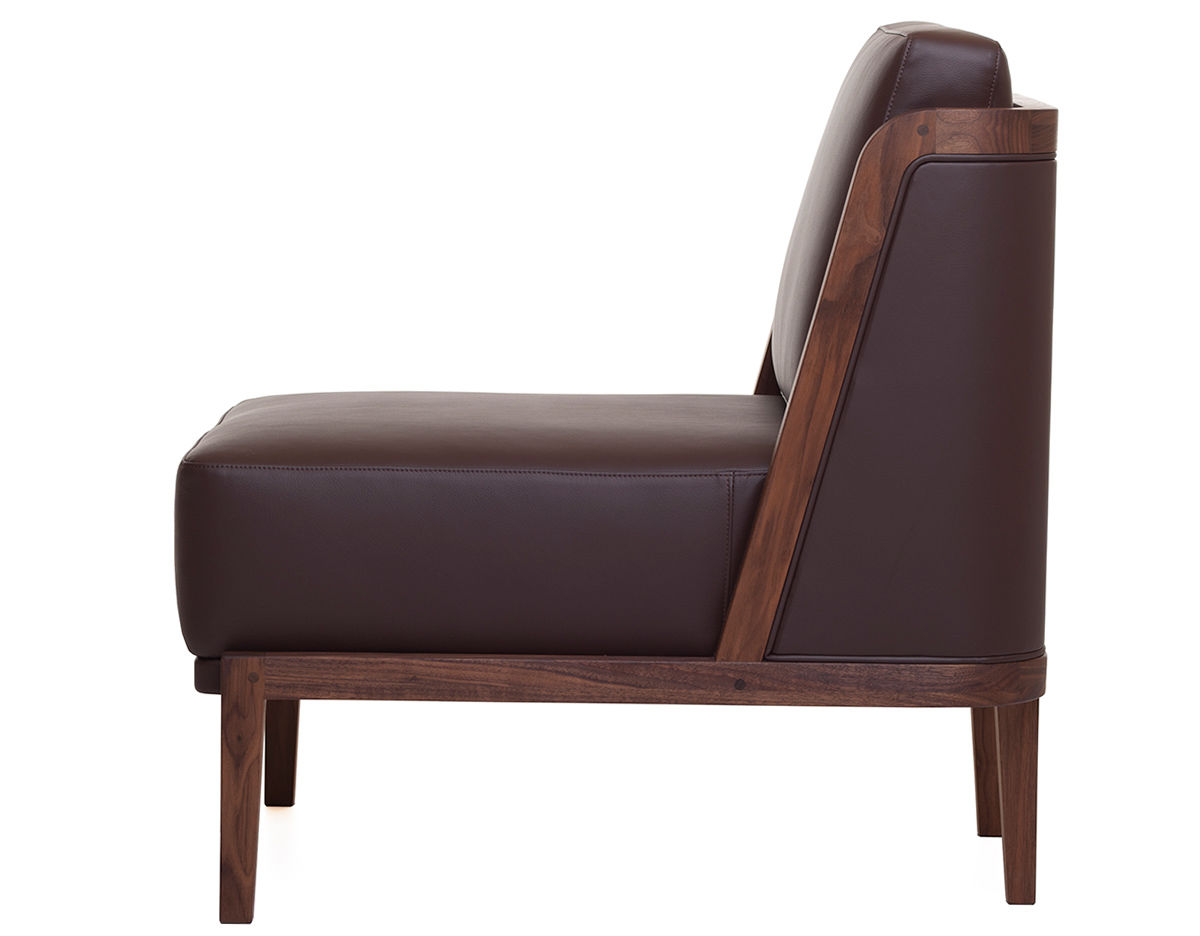 throne lounge chair 269 with upholstery
