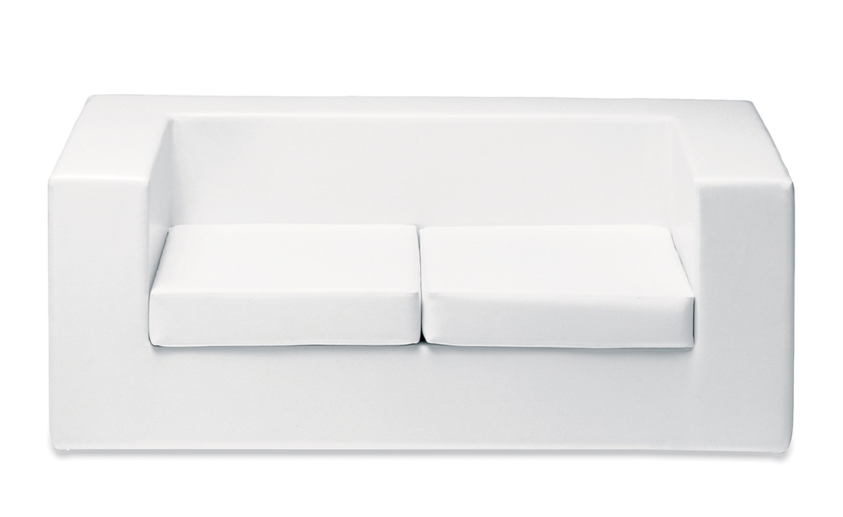 throw-away two seat sofa