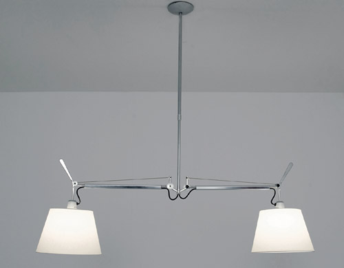 tolomeo double shade suspension lamp