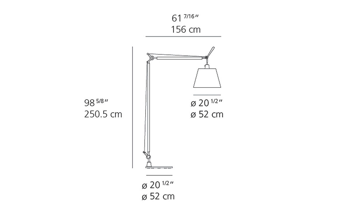 tolomeo maxi floor lamp