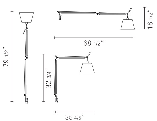 tolomeo mega clamp table lamp