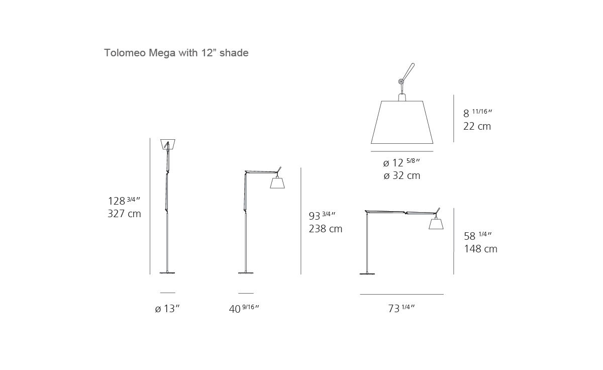 tolomeo mega floor lamp