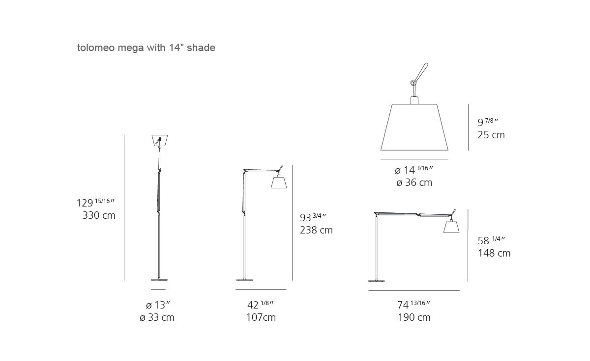 tolomeo mega floor lamp