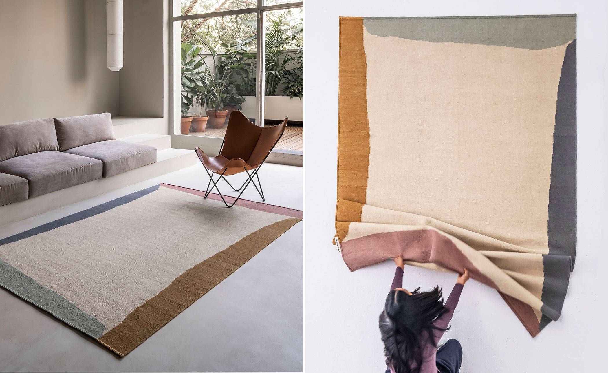 Tones Kilim Rug