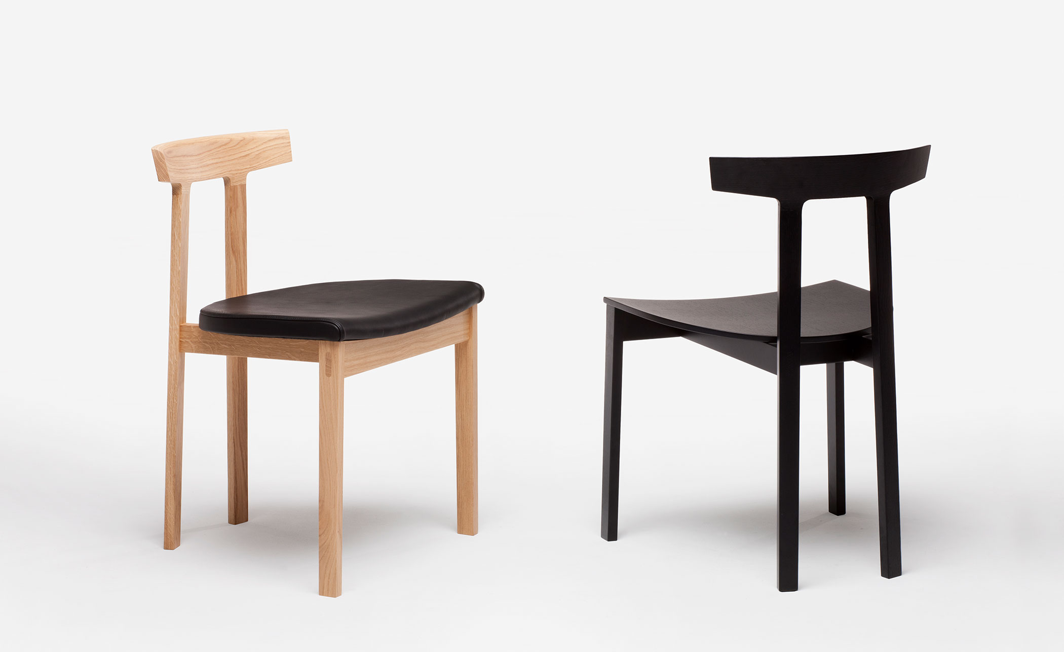 torii chair with upholstered seat