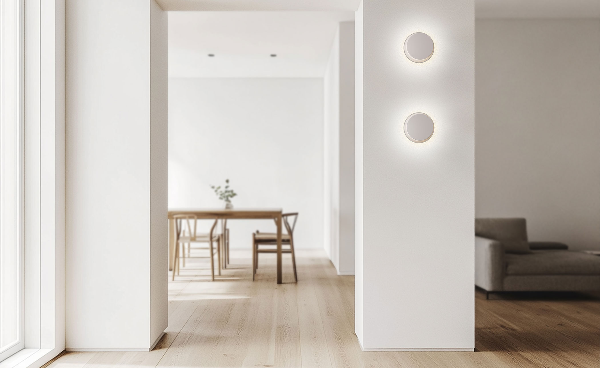 Totem Puck Wall Lamp