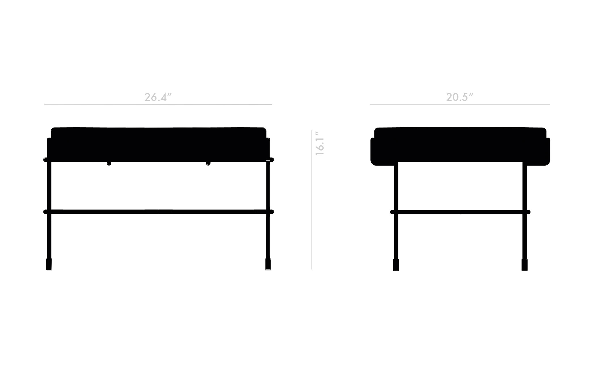 magis traffic one seat bench