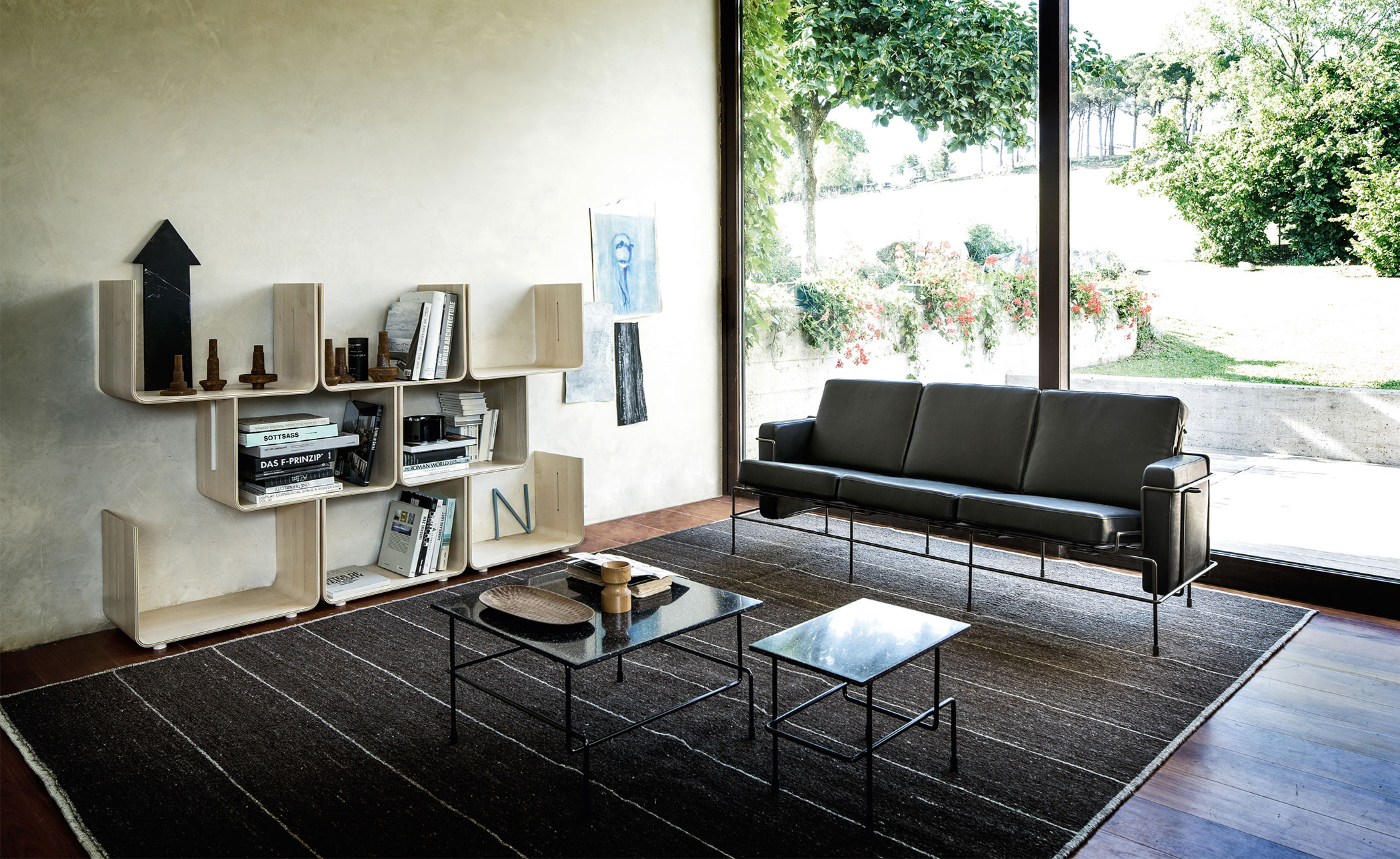 magis traffic three seat sofa