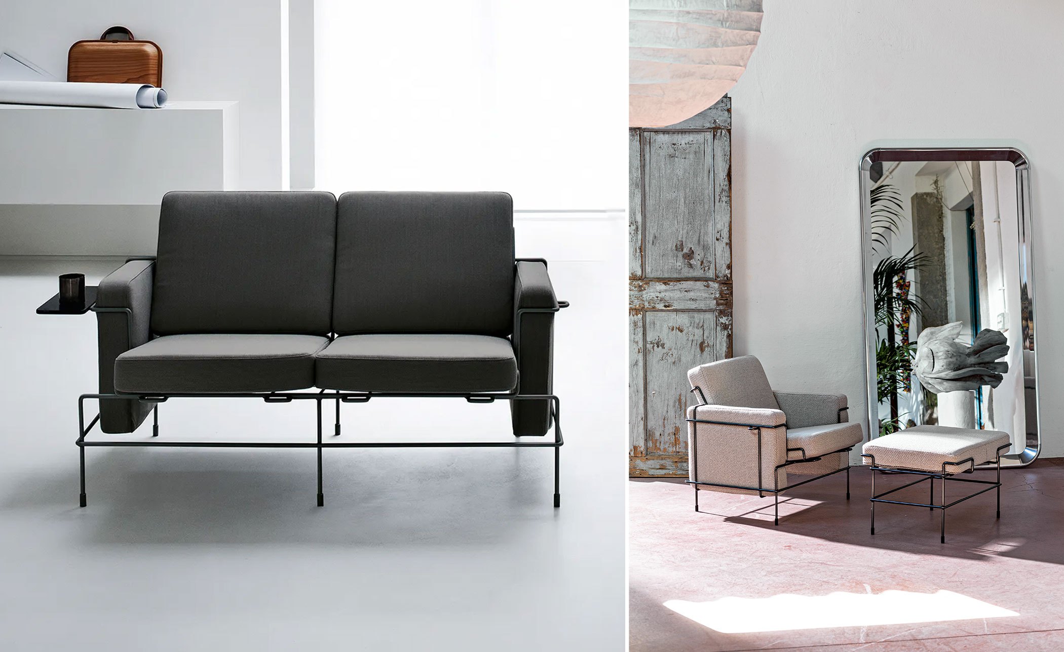 magis traffic two seat sofa