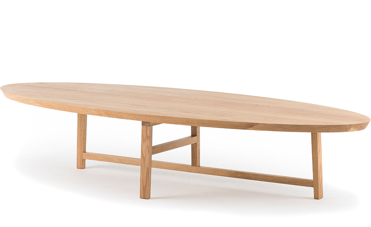 trio oval coffee table 754o