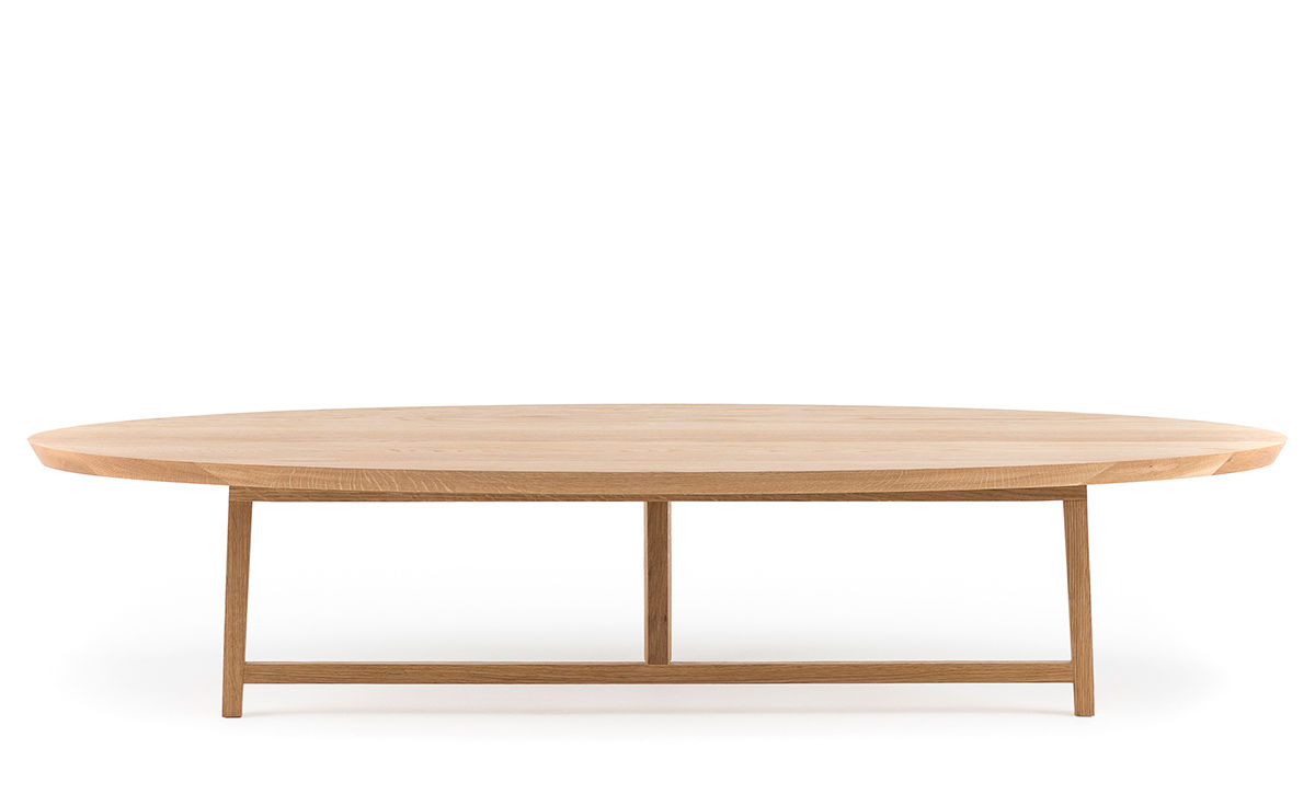 trio oval coffee table 754o